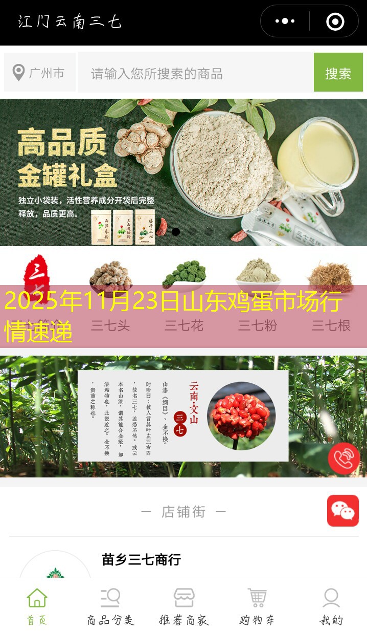 2025年11月23日山东鸡蛋市场行情速递