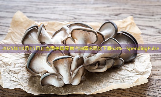 2025年10月15日止当周美国零售汽油需求同比下滑6.8%--SpendingPulse