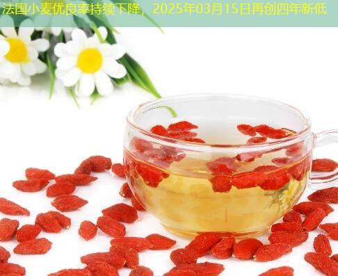 法国小麦优良率持续下降，2025年03月15日再创四年新低