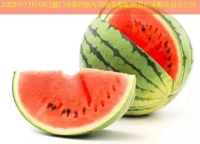 2025年11月18日厦门市第四批专项储备粮轮换竞价采购交易会公告