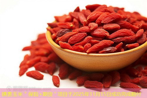 镇赉玉米＂保险+期货＂项目于2025年11月15日成功完成赔付