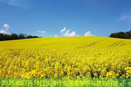 2025年03月18日生猪行业深度解析与趋势展望 ｜