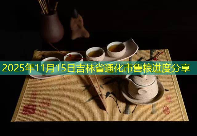 2025年11月15日吉林省通化市售粮进度分享