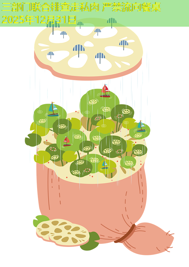 三部门联合排查走私肉 严禁流向餐桌2025年12月31日